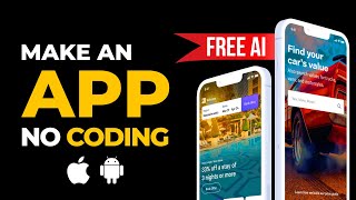 How To Create Free Mobile APP Without Coding  Android amp iOS 🔥 [upl. by Dorena]