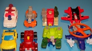 2002 MCDONALDS TRANSFORMERS ARMADA HAPPY MEAL TOY SET REVIEW [upl. by Lucienne52]