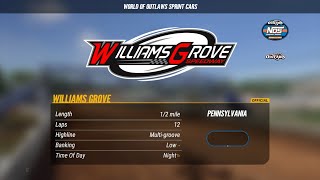 World of Outlaw Sprint Cars Dirt Track Racing 24 quotEpisode 8 quotWilliams Grovequot [upl. by Phyllida657]