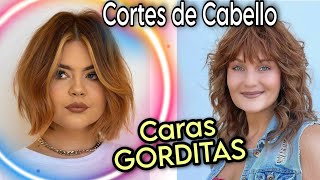 Los MEJORES CORTES de PELO para GORDITAS con PAPADA CARA REDONDA y CUELLO CORTO Perfila el Rostro [upl. by Rockey]