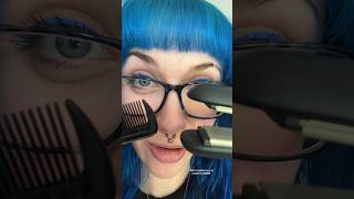 ASMR straightening your eyelashes 👀 asmr shorts [upl. by Tresa]