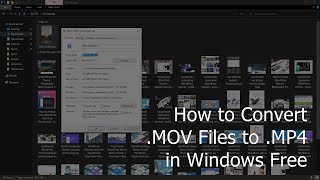 How to Convert MOV Files to MP4 in Windows Without Extra Software Needs For Free [upl. by Regazzi]