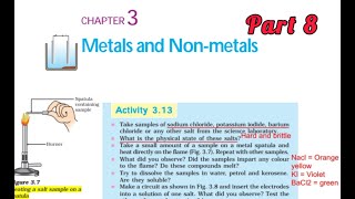 Metals and NonMetals lesson in Tamil  Part 8  NCERT Class 10 Chapter 3 Chemistry chem speed [upl. by Llewsor]