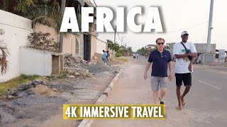 Togo Lome the Capital City Street Walking Tour 🇹🇬 4k [upl. by Seerdi]