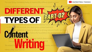 Different Types of Content Writing  Content Writing Tutorial for Beginners Hindi  contentwriting [upl. by Harad]