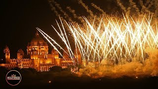 Watch Nick Jonas and Priyanka Chopras Insane Wedding Fireworks Show [upl. by Aitercul]