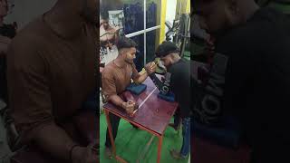 Arm wrestling masti time 😄 abhishekfitnssgorkhapur9753 [upl. by Chapman]