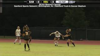 Womens Soccer Samford vs Kennesaw State [upl. by Pani684]