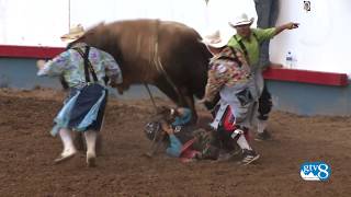 2018 Greeley Stampede PRCA Xtreme Bulls Highlights [upl. by Oraneg]