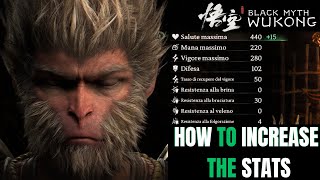 HOW to LEVEL UP the STATS in BLACK MYTH WUKONG  TUTORIALGUIDE No Commentary ENG  SUB ITA [upl. by Sellers]