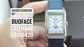 JaegerLeCoultre Reverso Tribute Duoface Calendar Q3918420 [upl. by Neibart]