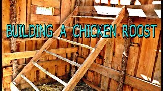 BUILDING A CHICKEN ROOST [upl. by Neelyam]