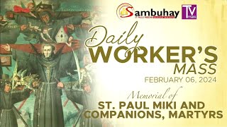 Sambuhay TV Mass  February 6 2024  St Paul Miki and Companions Martyrs [upl. by Acsehcnarf]