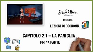 Economia  La famiglia  Prima Parte  Schooltoon  La Scuola a Cartoon [upl. by Noside]