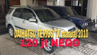 JUAL DAIHATSU TERIOS TX MANUAL 2010 [upl. by Lincoln]