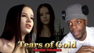 FIRST TIME REACTING TO  DANELIYA TULESHOVA  TEARS OF GOLD [upl. by Borg758]