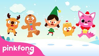 Five Little Christmas Friends Jumping in the Snow  2023 NEW🎄 Christmas Song  Pinkfong Official [upl. by Ennazus196]