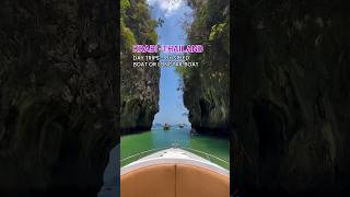 Krabi Boat Tours South Thailand speed boat or longtail boat krabi thailand [upl. by Harvard661]