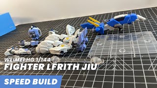 WeiMei HG 1144 Fighter Lfrith Jiu Speed Build [upl. by Nilats773]