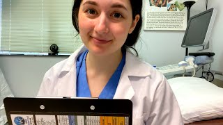 ASMR Seeing the OBGYNPregnancy Ultrasound soft spoken real office [upl. by Oretna]