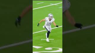 Hunter Renfrow HUGE HIT ON 4TH DOWN 💪 nfl shorts [upl. by Pape145]