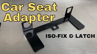 Carseat ISOFIX amp LATCH Mount Adapter Bracket Review [upl. by Ader]