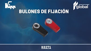 Bulones de fijación Kipp  GlobalDtech [upl. by Arannahs]