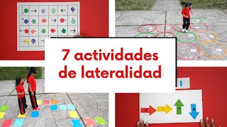 7 ACTIVIDADES DE LATERALIDAD  ORIENTACIÓN ESPACIAL [upl. by Nahgeam]