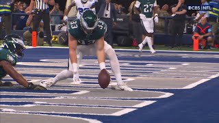 Ezekiel Elliotts redzone fumble results in Cooper DeJeans endzone recovery [upl. by Adeuga605]