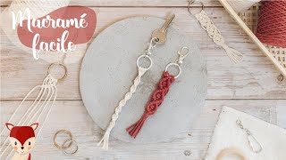 DIY porte clé en macramé  Concours [upl. by Shiroma122]