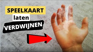 BEGINNERS KAARTTRUC met Uitleg Laat een KAART VERDWIJNENJIJ Kan Dit Ook [upl. by Norym321]