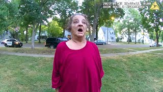 Drunk Grandma With No License Flees The Scene Of Crash Then Tries Playing Dumb [upl. by Ellehcrad]