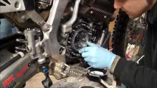 HowTo Install Wiseco Clutch Kit YZ250F [upl. by Nnaeirual964]