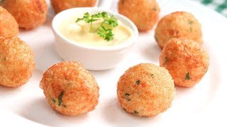 Albóndigas o Croquetas de Bacalao y Patata  Muy Fáciles y Deliciosas [upl. by Badger146]