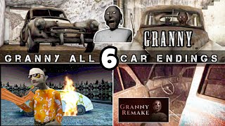 Granny all 6 car endings 🚗 [upl. by Okimat259]