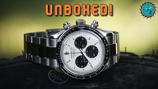 Farasute 4130 Automatic Chronograph Unboxing [upl. by Ck]