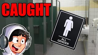 CAUGHT IN THE ALL GENDER BATHROOM STORYTIME [upl. by Dalia297]