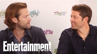 Supernaturals Misha Collins Teases Hes quotMore Dead Than Usualquot  SDCC 2017  Entertainment Weekly [upl. by Lurline]