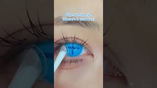 Blue button eye contacts makeup lenspoison cosplay contactlenses lenses [upl. by Jeremiah]