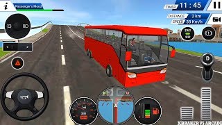 Euro Bus Driving Simulator 2018  Red Bus Unlocked  Bus Transporter  Android Gameplay FHD [upl. by Angel]