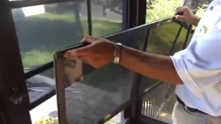 Care amp Cleaning Of The Sunspace WeatherMaster Porch Windows [upl. by Oecam]