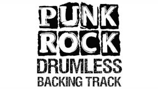 Punk Rock Drumless Backing Track [upl. by Anad]