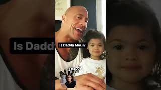 Dwayne Johnson’s Daughter Doesn’t Believe He’s in Maui—No Matter How Many Times She Watches shorts [upl. by Nellak703]