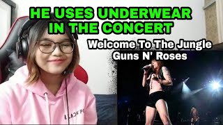 GUNS N ROSES  WELCOME TO THE JUNGLE 1992  REACTION [upl. by Niamjneb]