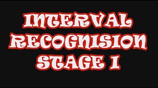 Interval recognition stage 1  P1 P4 P5 P8 [upl. by Eelanej735]