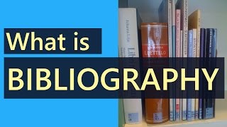 What is Bibliography  What is the Difference Between Reference and Bibliography [upl. by Nnair]