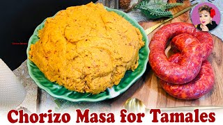 How to make Chorizo Masa for Tamales [upl. by Rehpotsyrhc307]