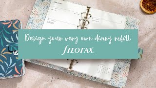 Design your very own diary refill with Filofax [upl. by Aizan]