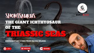 Shonisaurus The 🦕 Giant Ichthyosaur of the Triassic Sea facts fossil prehistoric [upl. by Ramedlaw473]