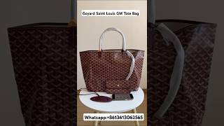 Goyard Saint Louis GM Tote Bag bag luxurybag luxury goyard totebag [upl. by Ellenoj]